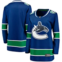 Maillot Breakaway Premier des Canucks de Vancouver Fanatics pour femmes, bleu