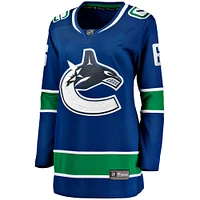 Maillot Breakaway à domicile des Canucks de Vancouver Fanatics Brock Boeser pour femmes, bleu