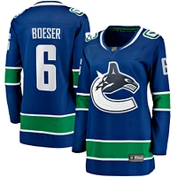 Women's Fanatics Brock Boeser Blue Vancouver Canucks Home Breakaway