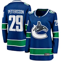 Women's Fanatics Marcus Pettersson Blue Vancouver Canucks Home Breakaway Player Jersey