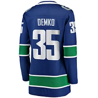 Fanatiques féminines de marque Thatcher Demko Blue Vancouver Canucks Home Breakaway - Maillot joueur