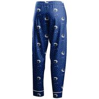 Women's WEAR by Erin Andrews Royal Vancouver Canucks Long Sleeve Button-Up Shirt & Pants - Sleep Set