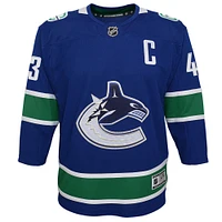 Youth Quinn Hughes Blue Vancouver Canucks Home Premier Player Jersey