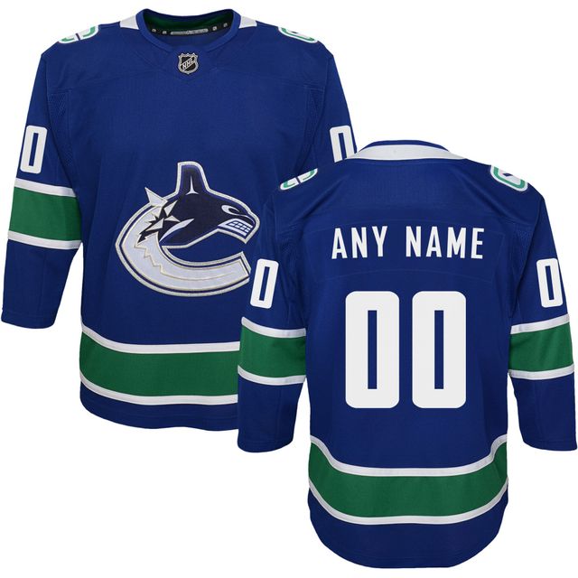 Outerstuff Vancouver Canucks Blank White Youth Away Premier Jersey