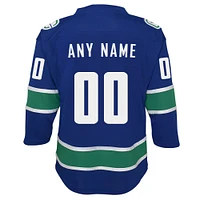 Youth Blue Vancouver Canucks - Replica Custom Jersey