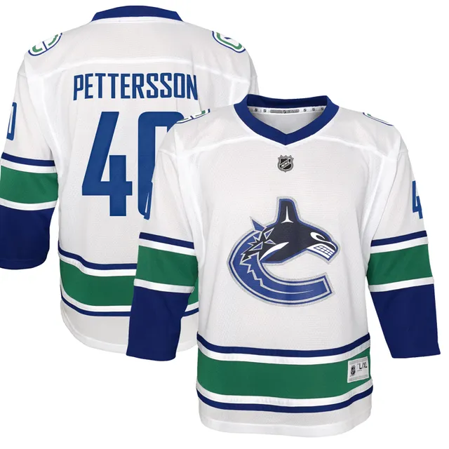 Elias Pettersson Green Vancouver Canucks Autographed adidas 2020