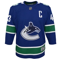 Youth Quinn Hughes Blue Vancouver Canucks Home Premier Player Jersey