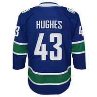 Youth Quinn Hughes Blue Vancouver Canucks Home Premier Player Jersey