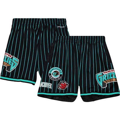 Men's Mitchell & Ness Black Vancouver Grizzlies Hardwood Classics City Collection Shorts