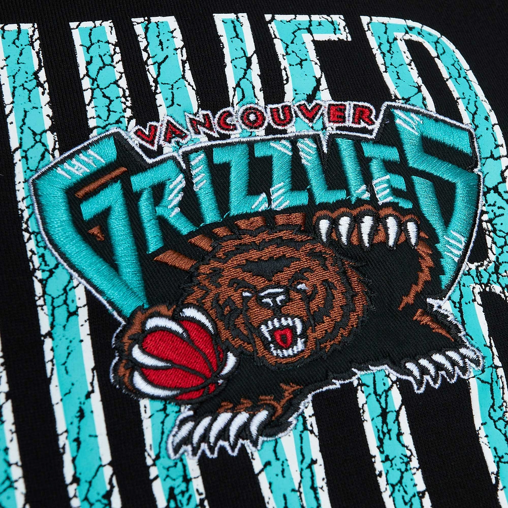 Men's Mitchell & Ness Black Vancouver Grizzlies Hardwood Classics OG 2.0 Pullover Hoodie