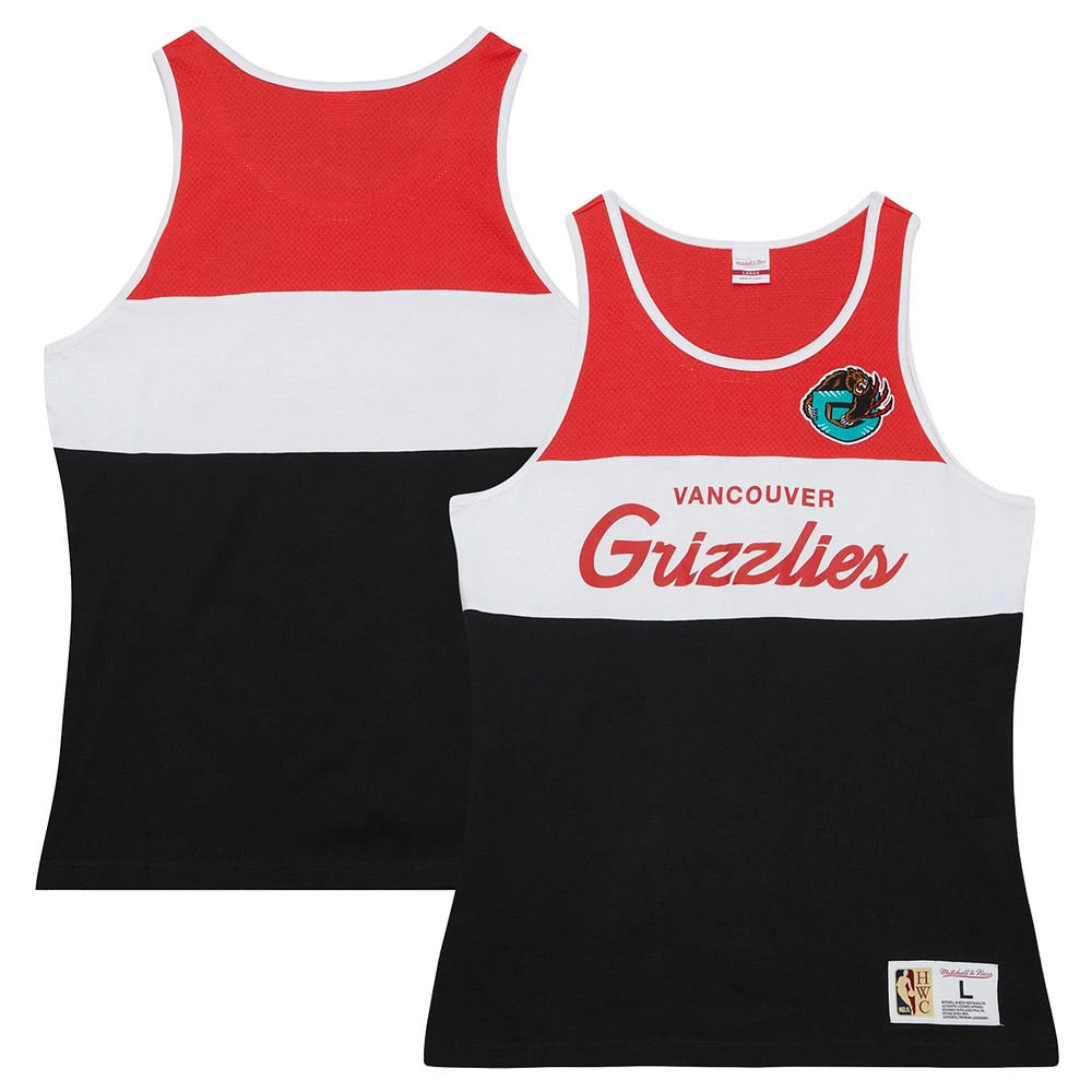 Men's Mitchell & Ness Black Vancouver Grizzlies Special Script Tank Top