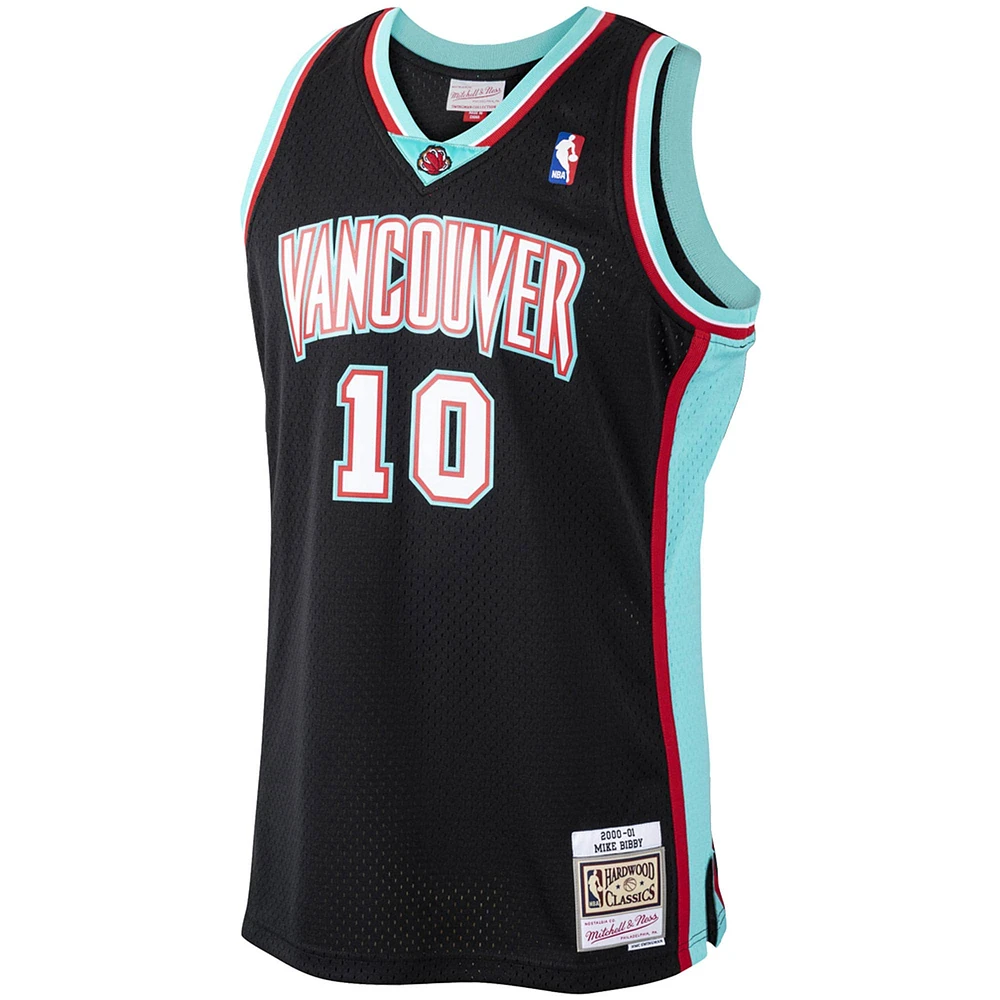 Men's Mitchell & Ness Mike Bibby Vancouver Grizzlies / Hardwood Classics Swingman Jersey