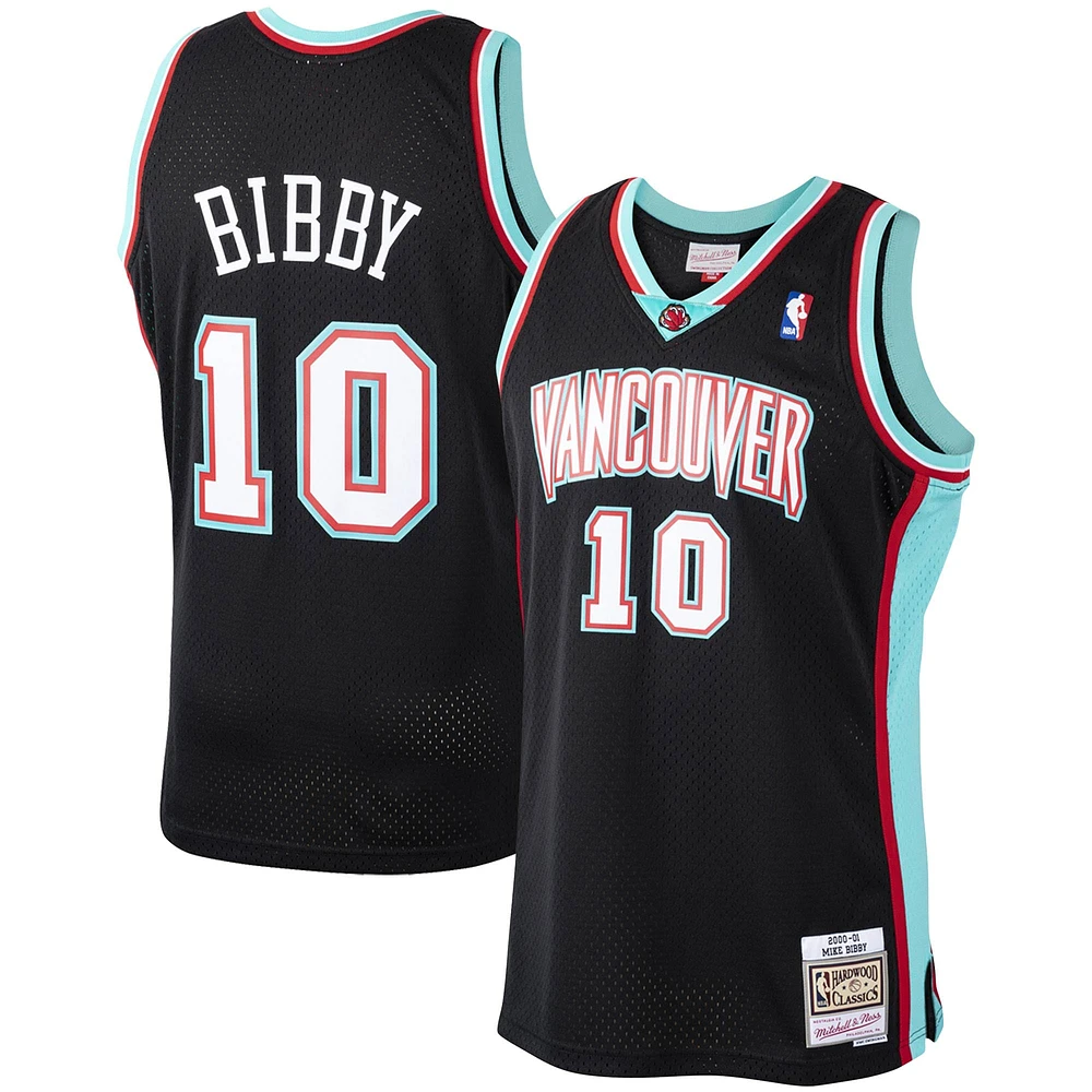 Men's Mitchell & Ness Mike Bibby Vancouver Grizzlies / Hardwood Classics Swingman Jersey