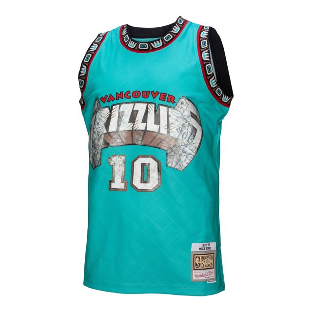 Men's Vancouver Grizzlies Mike Bibby Mitchell & Ness Turquoise