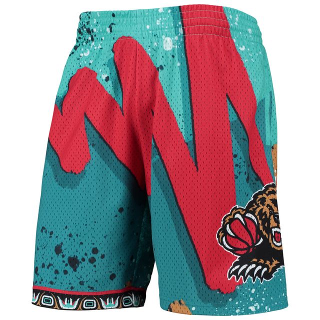 Mitchell & Ness Turquoise Vancouver Grizzlies Hardwood Classics 1998 Hyper Hoops Swingman Short