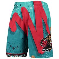 Men's Mitchell & Ness Turquoise Vancouver Grizzlies Hardwood Classics 1998 Hyper Hoops Swingman Shorts