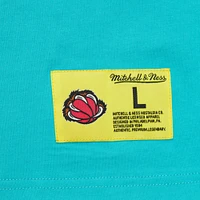 Men's Mitchell & Ness Turquoise Vancouver Grizzlies Hardwood Classics Neon Nights Premium T-Shirt