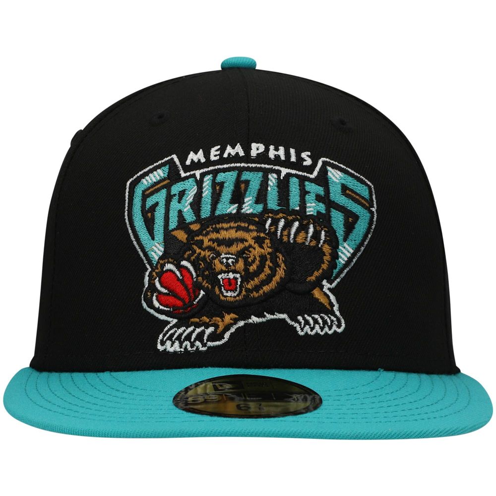 Men's New Era Black Vancouver Grizzlies Hardwood Classics Collection  59FIFTY - Fitted Hat