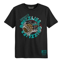 Preschool Mitchell & Ness Black Vancouver Grizzlies Hardwood Classics The Net T-Shirt