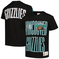 Youth Mitchell & Ness  Black Vancouver Grizzlies Hardwood Classics Hometown 2.0 T-Shirt