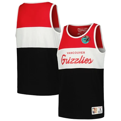 Débardeur à script spécial rouge Vancouver Grizzlies Hardwood Classics Mitchell & Ness pour jeunes