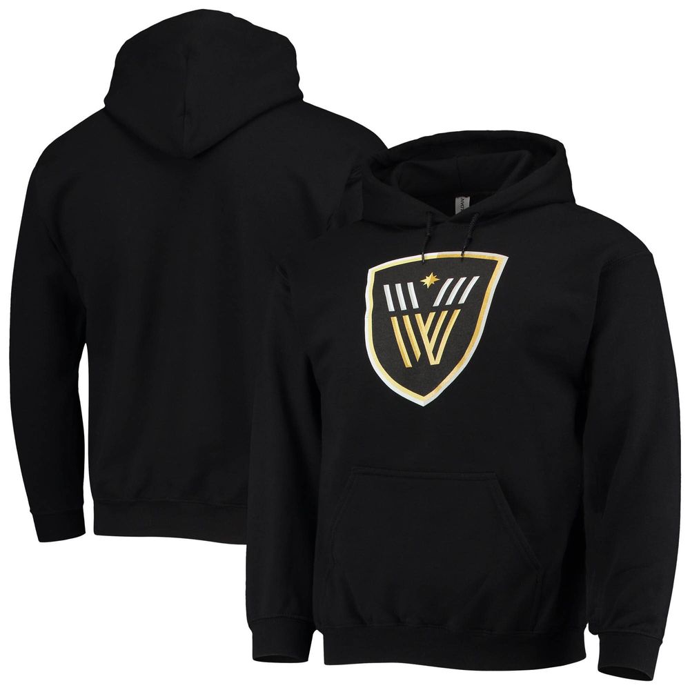 Men's Black Vancouver Warriors Solid Pullover Hoodie