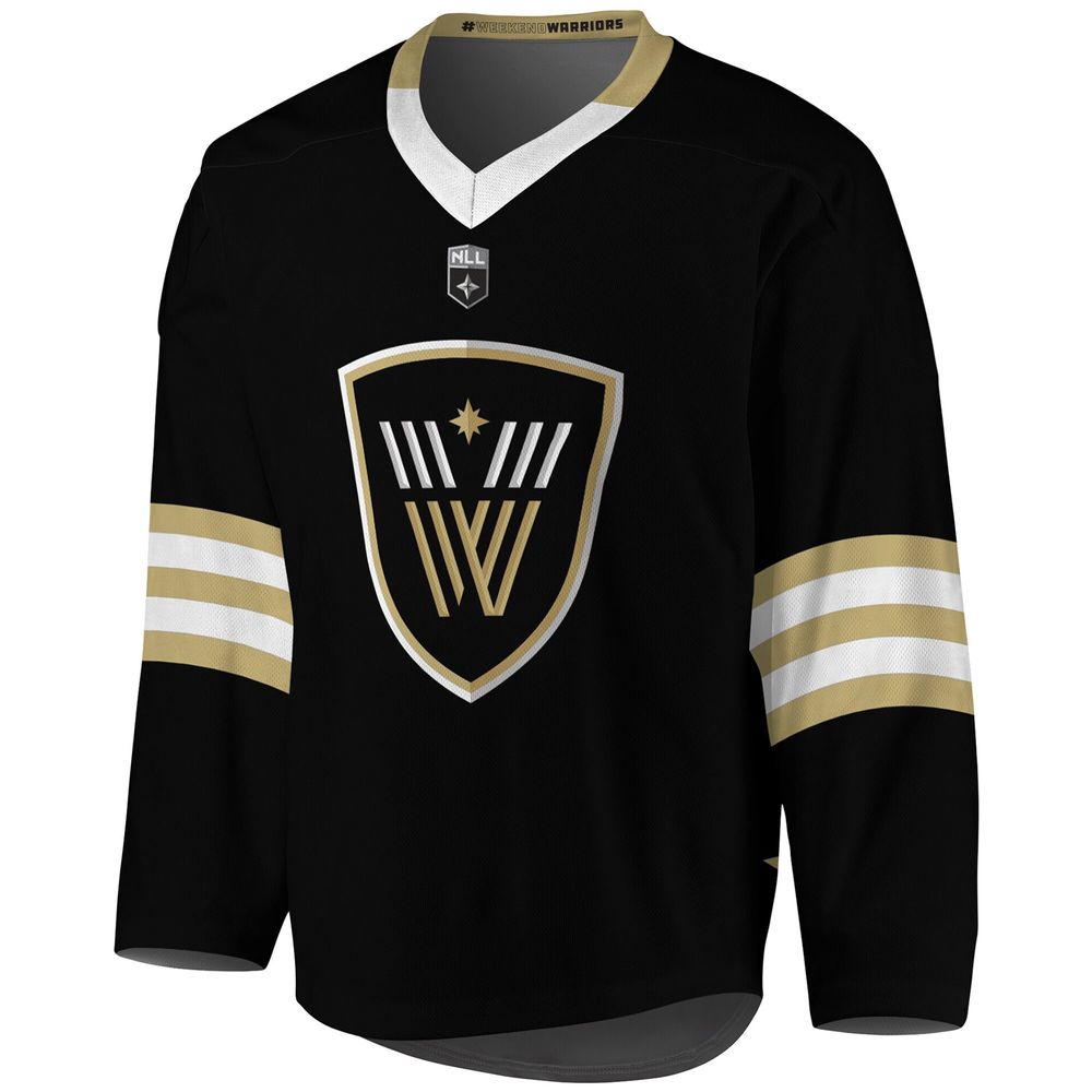 Men's Black Vancouver Warriors - Sublimated Replica Jersey