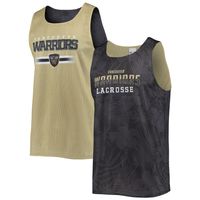 Men's FOCO Black/Gold Vancouver Warriors Reversible Mesh Tank Top