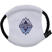 Little Earth White Vancouver Whitecaps FC Flying Disc Pet Toy