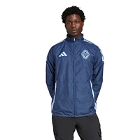 Men's adidas  Light Blue Vancouver Whitecaps FC 2025 Reversible Full-Zip Raglan Anthem Jacket