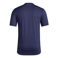 T-shirt d'avant-match bleu marine adidas Vancouver Whitecaps FC pour homme