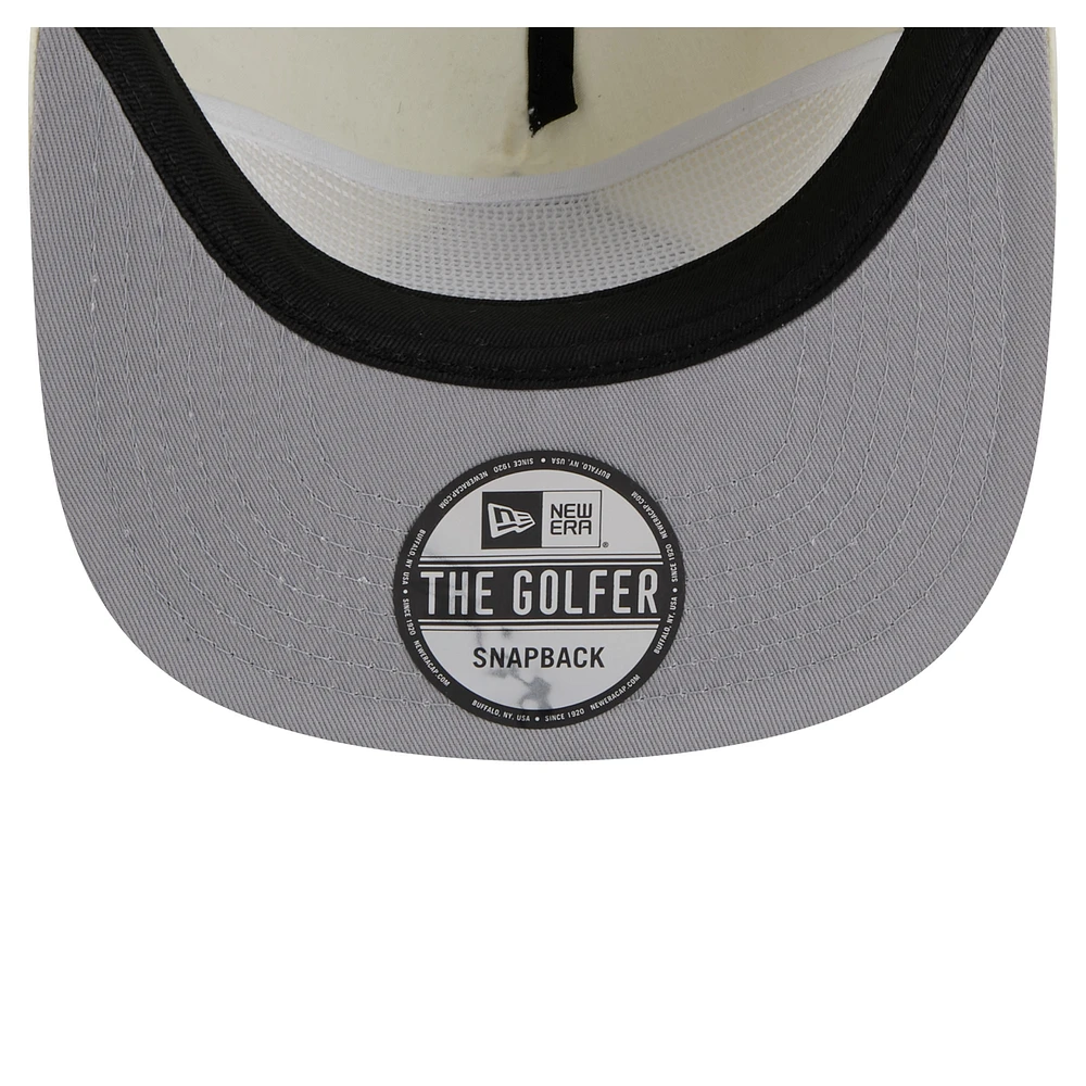 Casquette de golf à visière snapback Vancouver Whitecaps FC 2025 Kickoff de New Era pour homme, couleur crème