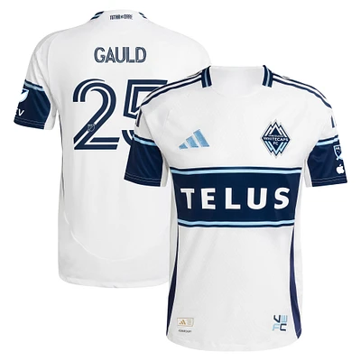 Men's adidas Ryan Gauld White Vancouver Whitecaps FC 2025 The Peak Authentic Player Jersey