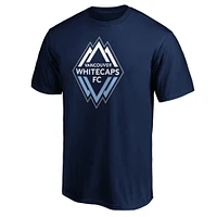 T-shirt bleu marine avec logo des Vancouver Whitecaps FC de marque Fanatics pour hommes