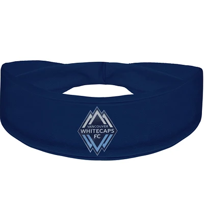 Bandeau rafraîchissant avec logo principal des Vancouver Whitecaps FC bleu marine