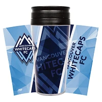 Whitecaps de Vancouver FC - 16 oz. Tasse de voyage en verre acrylique