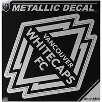 Décalcomanie métallique 6'' x 6'' Vancouver Whitecaps FC