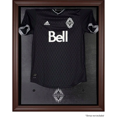 Vitrine de présentation pour maillot avec logo de l'équipe marron des Whitecaps de Vancouver