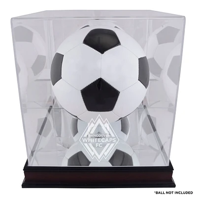 Vancouver Whitecaps FC Mahogany Team Logo Ballon de football Vitrine