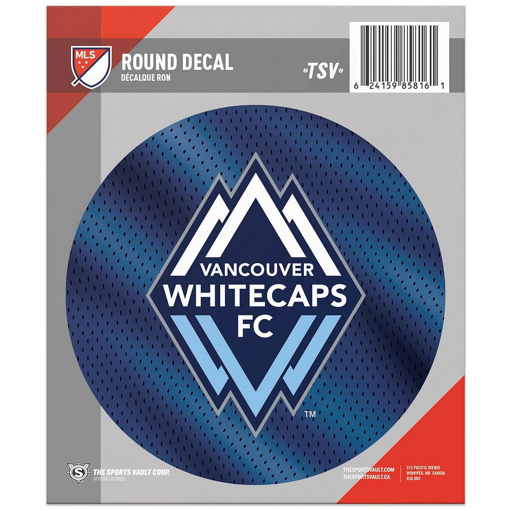 Vinyle rond Vancouver Whitecaps FC - Décalcomanie