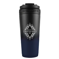 WinCraft Vancouver Whitecaps FC 26oz. Bouteille mélangeur à shaker à glace en acier inoxydable Ombre