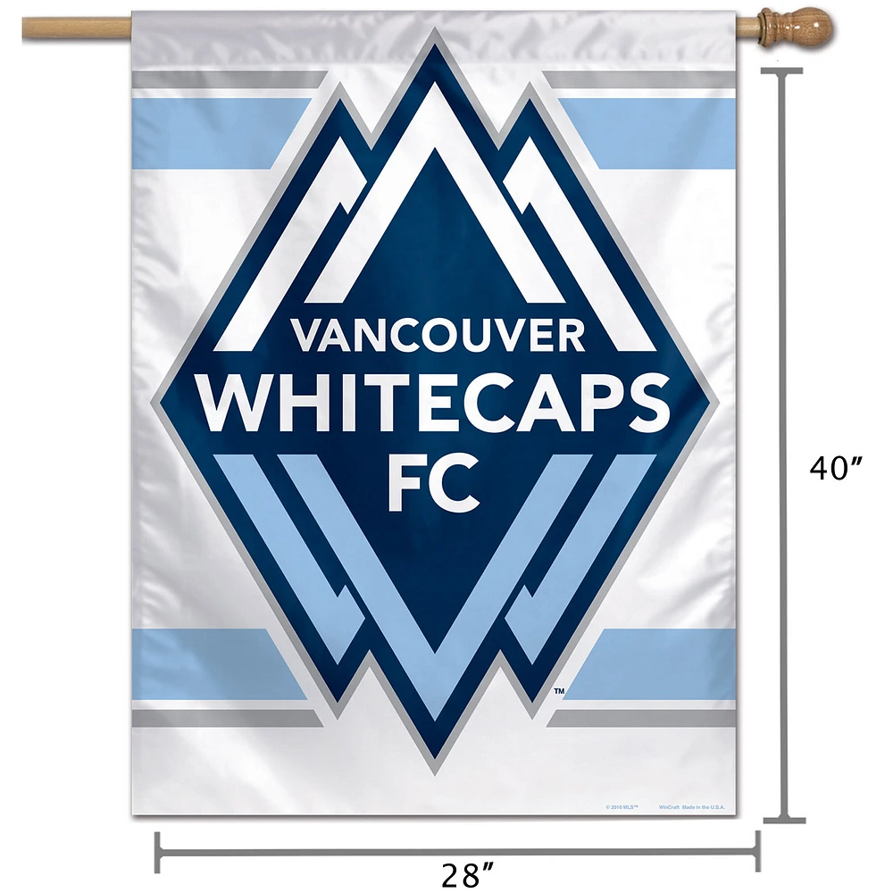 WinCraft Vancouver Whitecaps FC 28" x 40" Single-Sided Vertical Banner