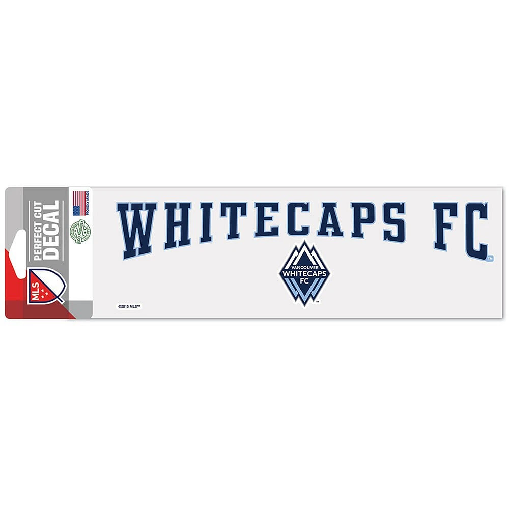 WinCraft Vancouver Whitecaps FC 3" x 10" Perfect Cut Decal