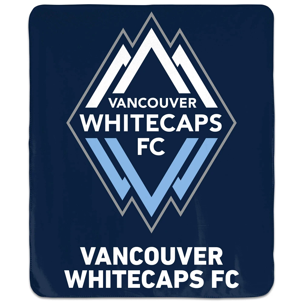 WinCraft Vancouver Whitecaps FC Couverture ultra polaire 127 x 152,4 cm