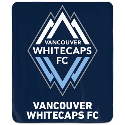 WinCraft Vancouver Whitecaps FC Couverture ultra polaire 127 x 152,4 cm