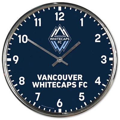 WinCraft Vancouver Whitecaps FC Chrome Wall Clock