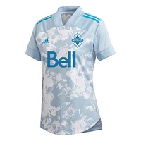 Maillot adidas pour femme bleu clair Vancouver Whitecaps FC 2021 Primeblue Replica