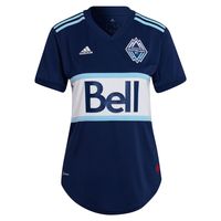 Women's adidas Navy Vancouver Whitecaps FC - 2022 The Hoop x This City Replica Jersey