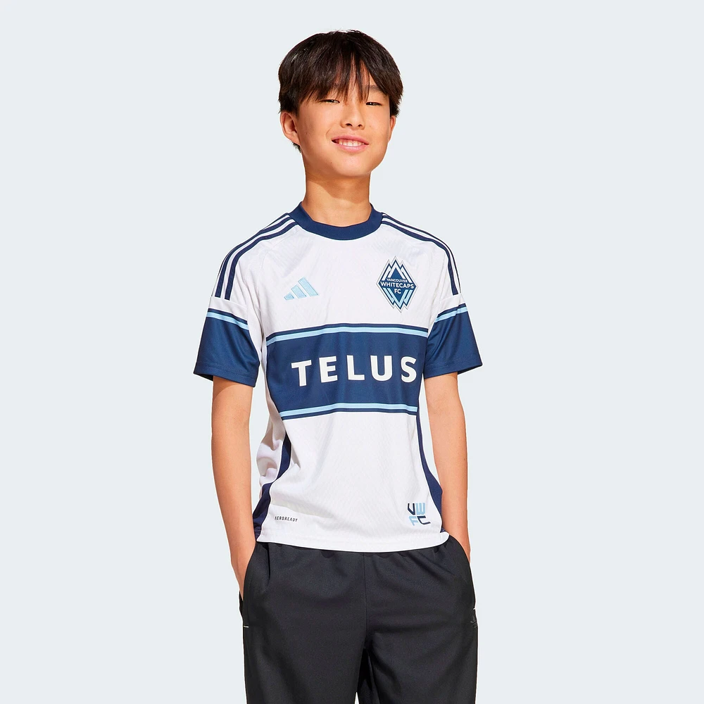 Youth adidas  White Vancouver Whitecaps FC 2025 The Peak Replica Jersey