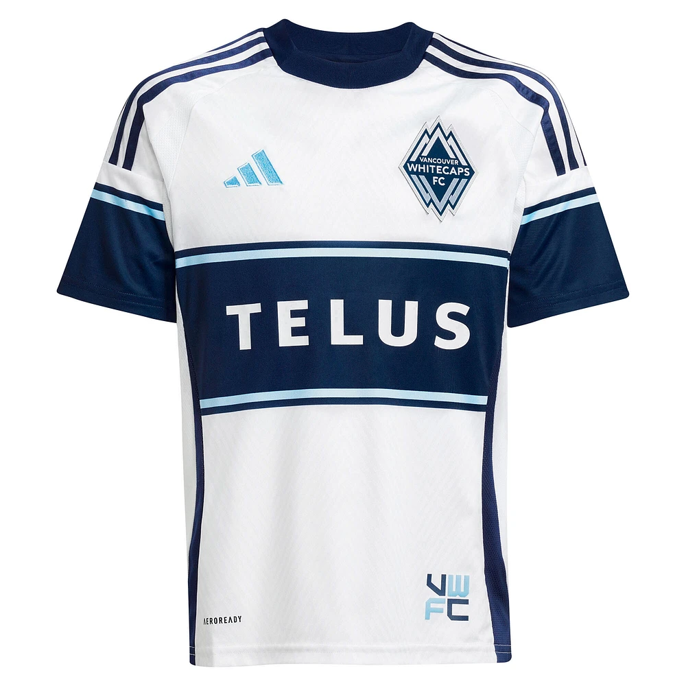 Youth adidas  White Vancouver Whitecaps FC 2025 The Peak Replica Jersey